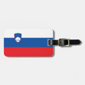Sloveense vlag bagagelabel (Voorkant horizontaal)