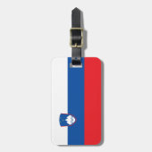 Sloveense vlag bagagelabel (Voorkant verticaal)