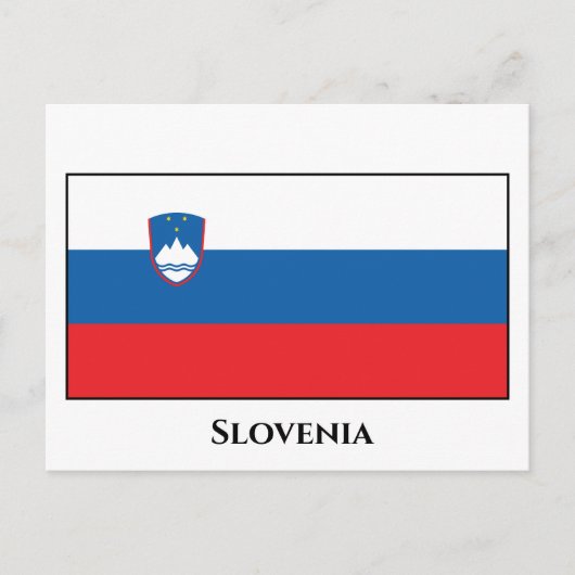 Sloveense vlag briefkaart (Voorkant)