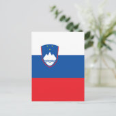 Sloveense vlag briefkaart (Staand voorkant)