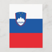 Sloveense vlag briefkaart (Voorkant)