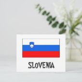 Sloveense vlag briefkaart (Staand voorkant)