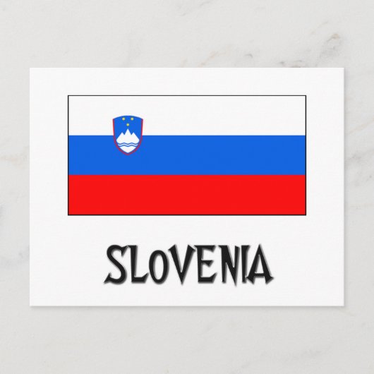 Sloveense vlag briefkaart (Voorkant)