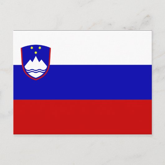 Sloveense vlag briefkaart (Voorkant)