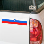 Sloveense vlag bumpersticker (Op Truck)