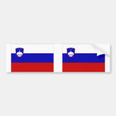 Sloveense vlag bumpersticker (Voorkant)