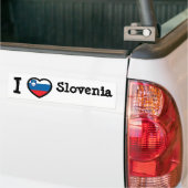 Sloveense vlag bumpersticker (Op Truck)