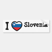 Sloveense vlag bumpersticker (Voorkant)