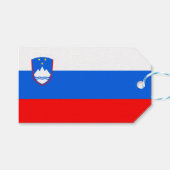 Sloveense vlag cadeaulabel (Voorkant (Horizontaal))