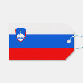 Sloveense vlag cadeaulabel