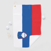 Sloveense vlag golfhanddoek (Insitu)