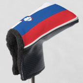 Sloveense vlag golfheadcover (3/4 voorkant)
