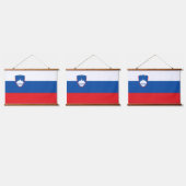 Sloveense vlag hangend wandkleed (Driedubbel)