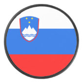 Sloveense vlag hockey puck (Voorkant)