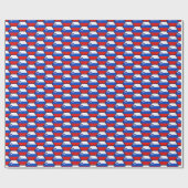 Sloveense vlag Honeycomb Wrapping Paper Cadeaupapier (Vlak)