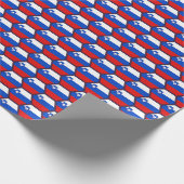 Sloveense vlag Honeycomb Wrapping Paper Cadeaupapier (Hoek)