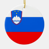 Sloveense vlag keramisch ornament (Voorkant)