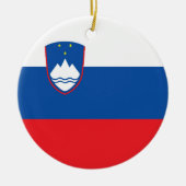 Sloveense vlag keramisch ornament (Voorkant)