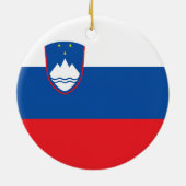 Sloveense vlag keramisch ornament (Achterkant)