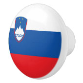 Sloveense vlag keramische knop (Rechts)