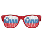 Sloveense vlag kinder zonnebril (Voorkant)
