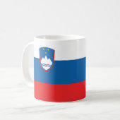 Sloveense vlag koffiemok (Voorkant links)