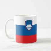 Sloveense vlag koffiemok (Links)