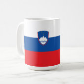 Sloveense vlag koffiemok (Voorkant links)