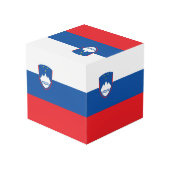 Sloveense vlag kubus (Achter hoekig)