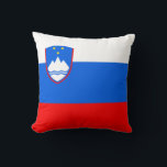 Sloveense vlag kussen<br><div class="desc">Sloveense vlag</div>