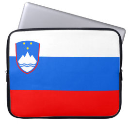 Sloveense vlag laptop sleeve