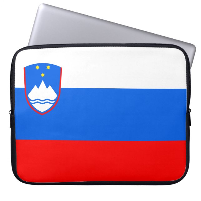 Sloveense vlag laptop sleeve (Voorkant)