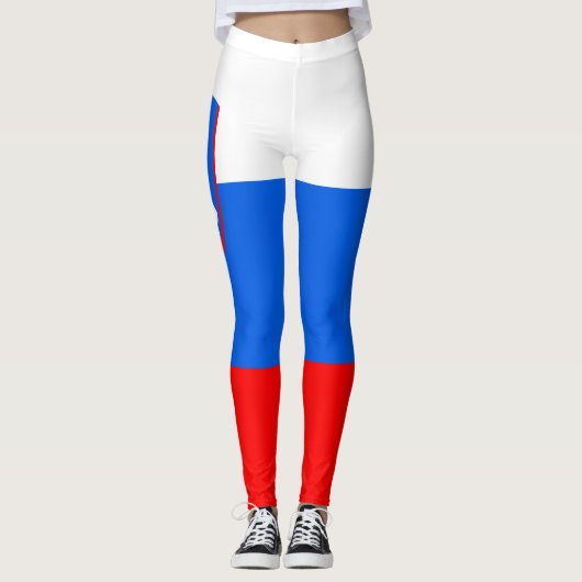 Sloveense vlag leggings (Voorkant)