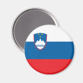 Sloveense vlag magneet (Voorkant / Achterkant)