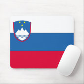 Sloveense vlag muismat (Met muis)