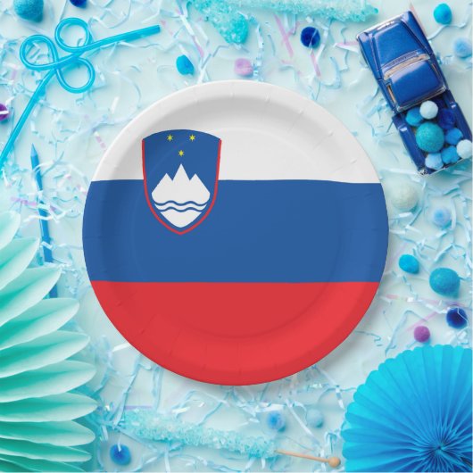 Sloveense vlag papieren bordje