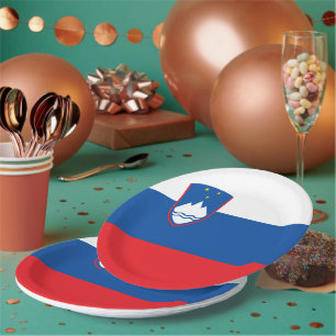 Sloveense vlag papieren bordje