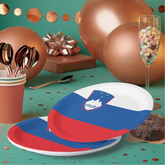 Sloveense vlag papieren bordje