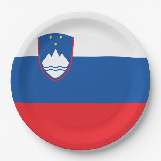 Sloveense vlag papieren bordje