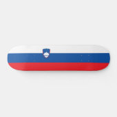 Sloveense vlag persoonlijk skateboard (Horizontaal)
