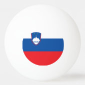 Sloveense vlag pingpongbal (Achterkant)