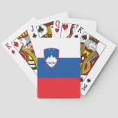 Sloveense vlag pokerkaarten (Achterkant)