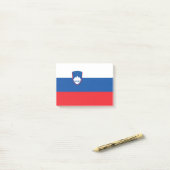 Sloveense vlag post-it® notes (Op bureau)