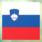Sloveense vlag raamsticker (Vel 3)