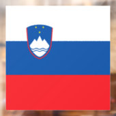 Sloveense vlag raamsticker (Vel 2)