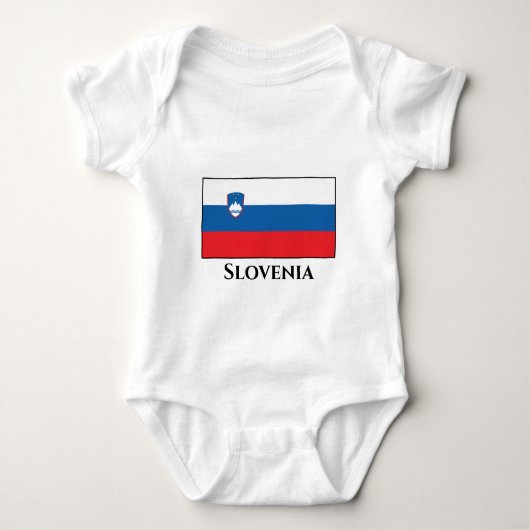 Sloveense vlag romper (Voorkant)