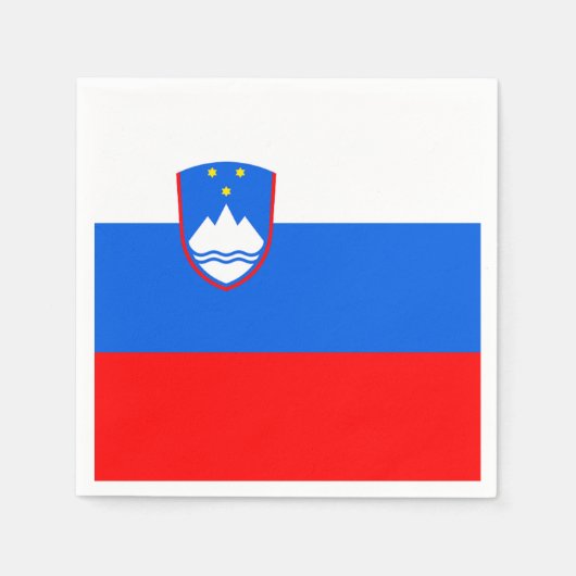 Sloveense vlag servet (Voorkant)