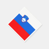 Sloveense vlag servet (Hoek)