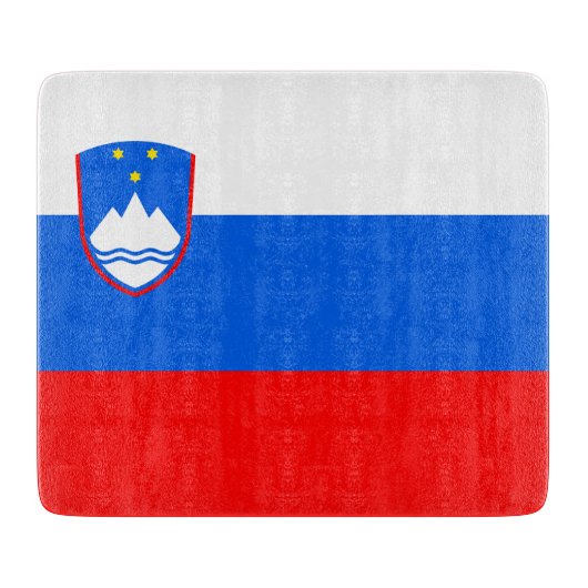 Sloveense vlag snijplank (Voorkant)