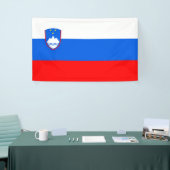 Sloveense vlag spandoek (Beurs)